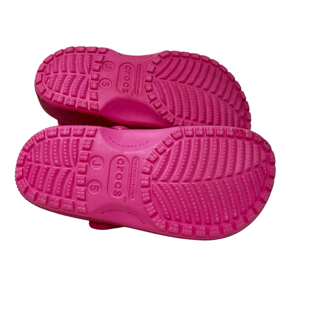 Crocs Pink Glitter Clogs - Picture 7 of 9